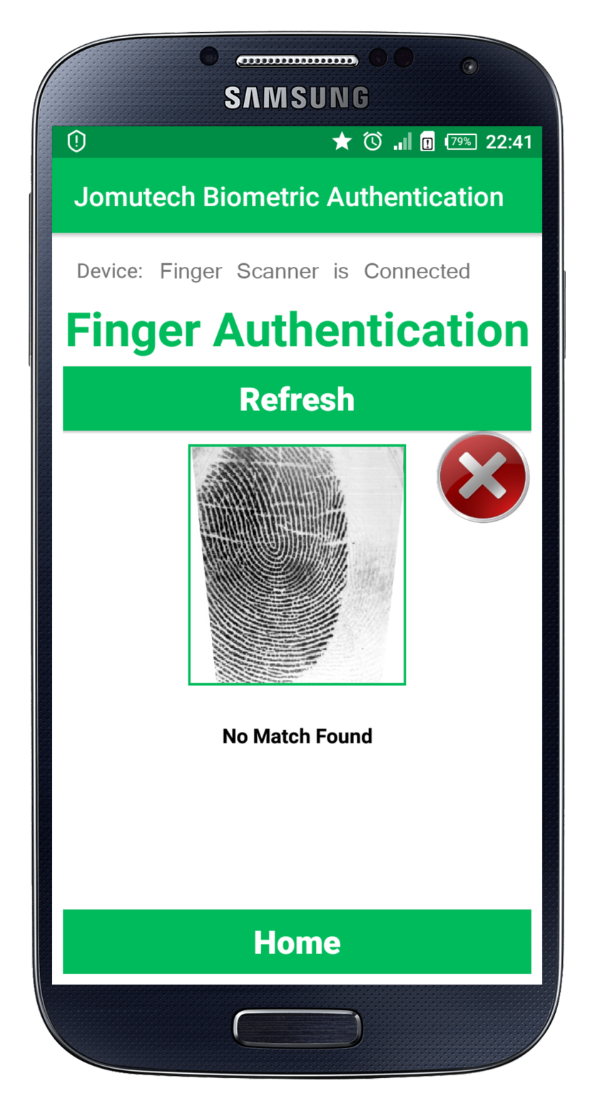 android fingerprint scanner